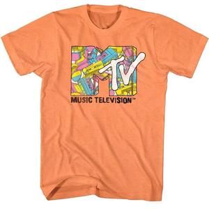 Mtv Tape Cassette Collage Logo Unisex T Shirt